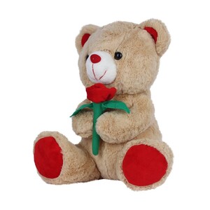 Ultra Bear With Flower Red 12in UST-7607 Assorted