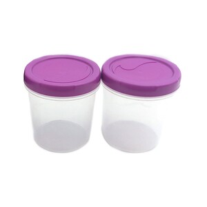 Lulu Round Container 950ml 2pcset