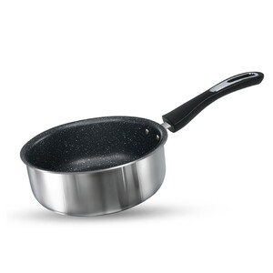 Impex Stainless Steel Non-Stick Milk Pan 18cm SMP18