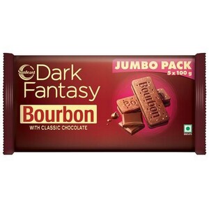 Sunfeast Dark Fantasy Bourbon - With Classic Chocolate, 500G