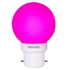 Phlips Deco LED Lamp 0.5W B22 Pink