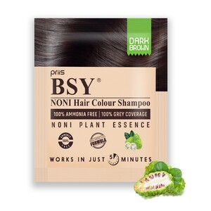 BSY Noni Hair Color Shampoo Dark Brown 20ml