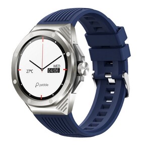 Pebble Smart Watch Odyssey Metal Blue