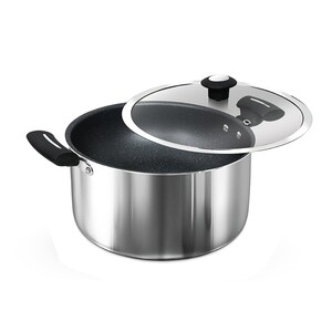 Impex Stainless Steel Non-Stick Sauce Pan 24cm SSP24