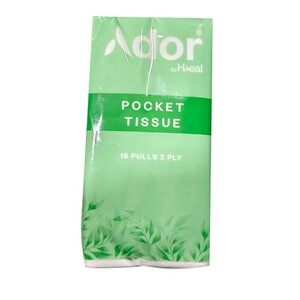Ador Pocket Tissue 2Ply 15's
