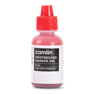 Camlin White Board Marker Ink 15ml-Red