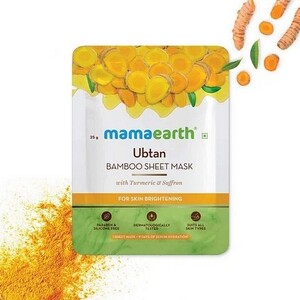 Mamaearth Sheet Mask Ubtan Bamboo With T&S 25G