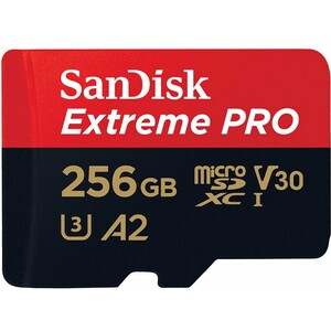 SanDisk Extreme-Pro Micro SD SQXCD 200/140 MB/s 256GB