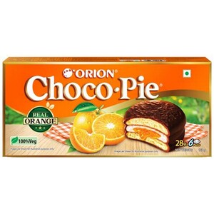 Orion Orange Chocopie Pack Of 6 Pcs