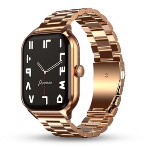 Pebble Smart Watch Elevate SS Metal Gold