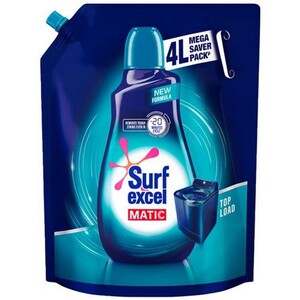 Surf Excel Matic Top Load Liquid Detergent, 4L