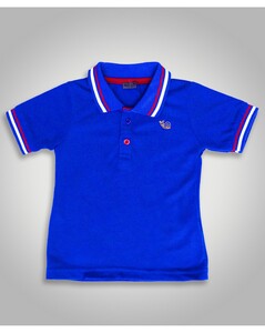 Reo Boys Regular Fit Blue Solid T-Shirt
