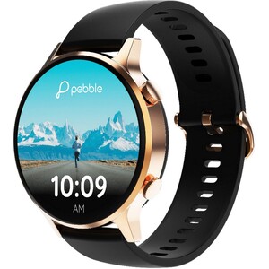 Pebble Smart Watch Vast Midnight Gold