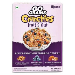Manna Crunchies Fruit&Nut Blue Berry 300G