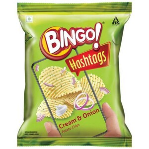 Bingo Hashtags Cream & Onion 22.5G