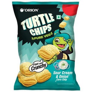 Orion Sour Cream Corn Turtle Chip 70Gm