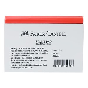Faber-Castell Stamp Pad-Red-164921