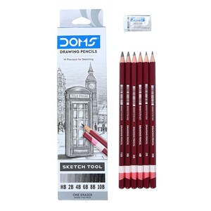 Doms Drawing Pencil 6s 8204