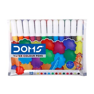 Doms Water Colour Pens 12s Mini 3497