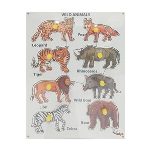 Baybee AnimalsWood Puzzle-RKE015