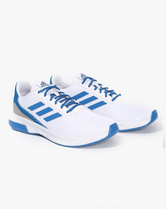 Adidas Mens Synthetic White Lace-Ups Sports Shoes