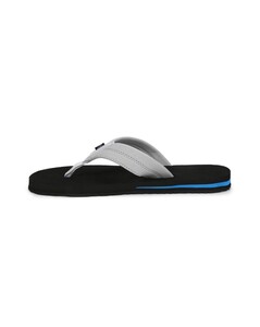 Reebok Mens Synthetic  Black And White Slip-On Slippers