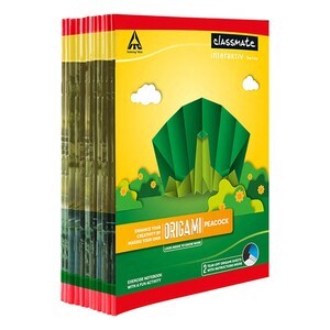 Classmate Origami Notebook Unruled 120Pg-2660006 Assorted Colour & Design