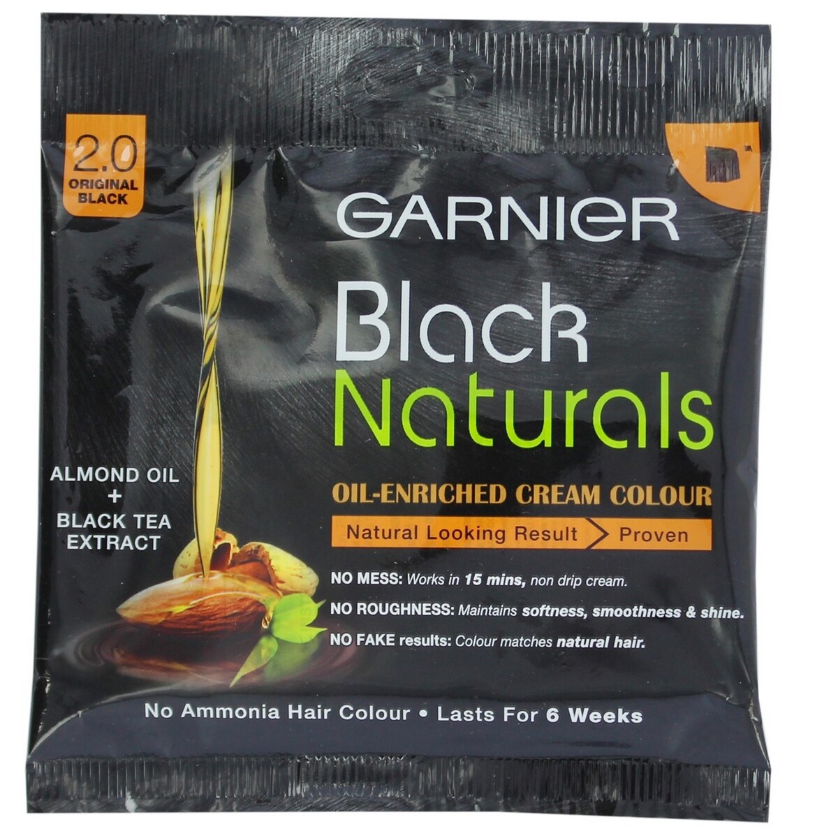 Buy Garnier Hair Color Black Naturals Original Black 20g Online - Lulu  Hypermarket India