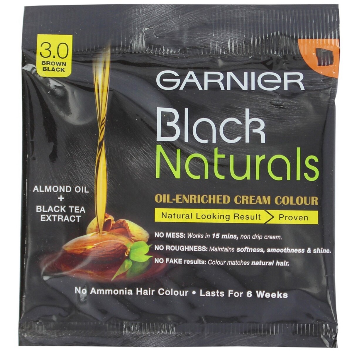 Garnier Hair Color Black Naturals Brown Black 20g