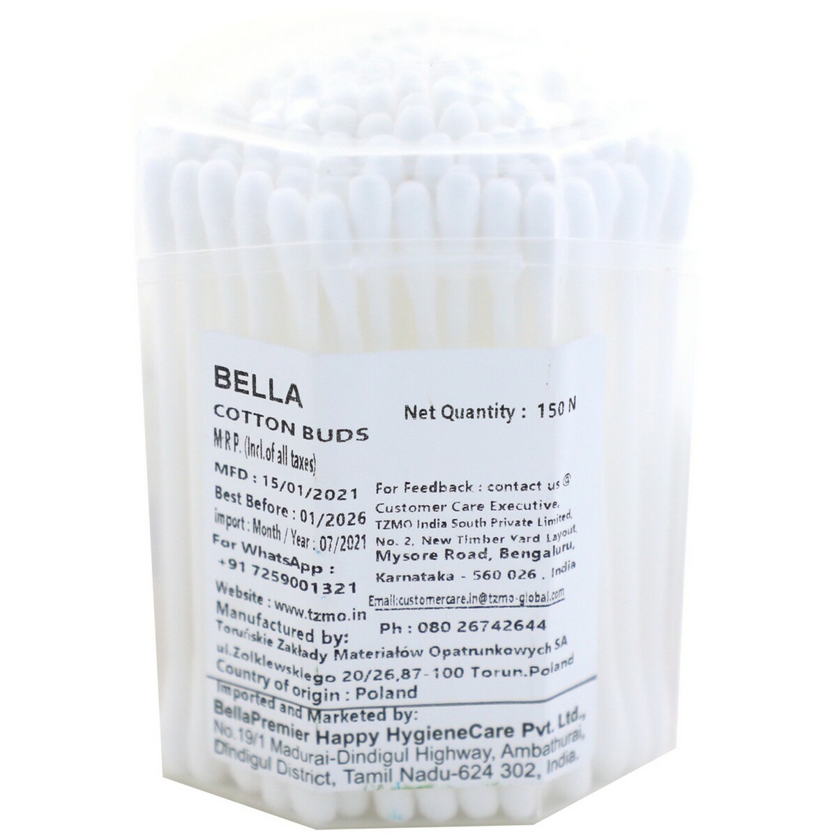 Bella Cotton Buds 150's