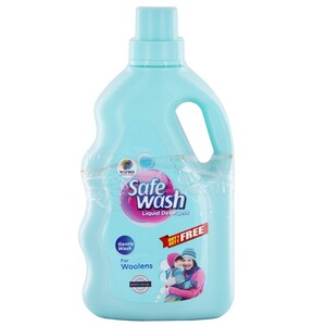 Safe Wash Liquid Detergent 1Kg 2's