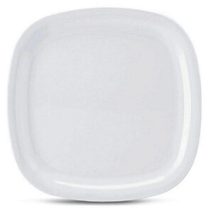 Milton Dinner Plate Square White