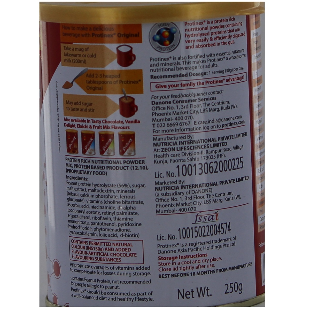 Buy Protinex Nutritional Powder Original Tin 200g Online - Lulu Hypermarket  India
