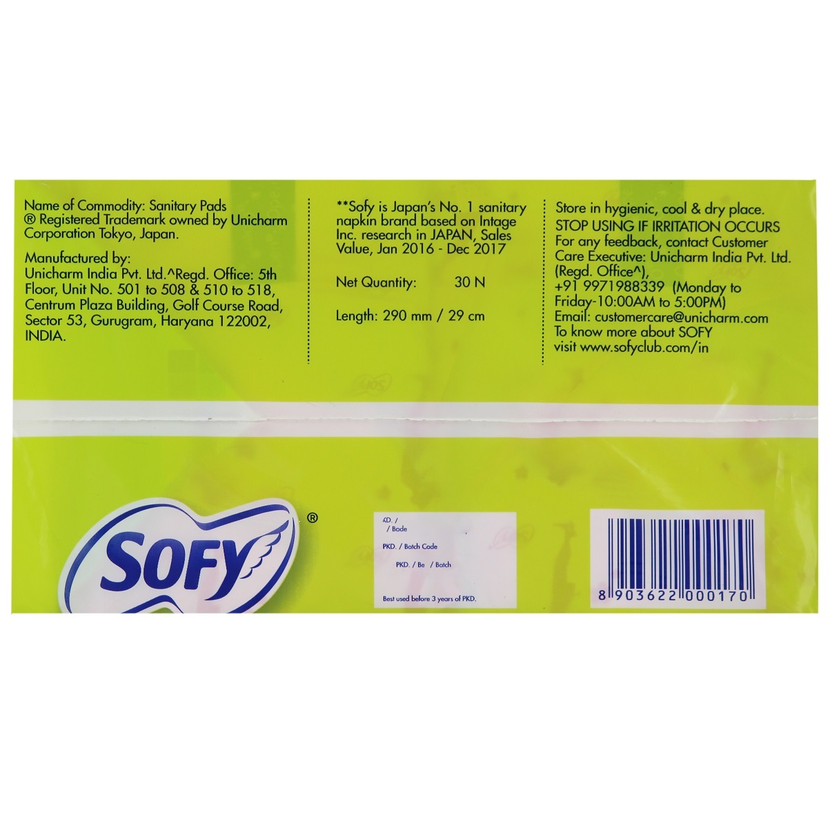 Sofy Anti Bacteria XL 30's