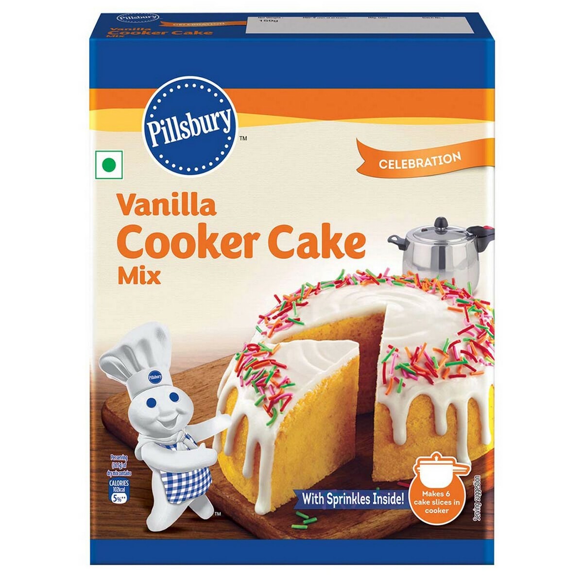 Pillsbury Cooker Cake Mix Vanilla 159g