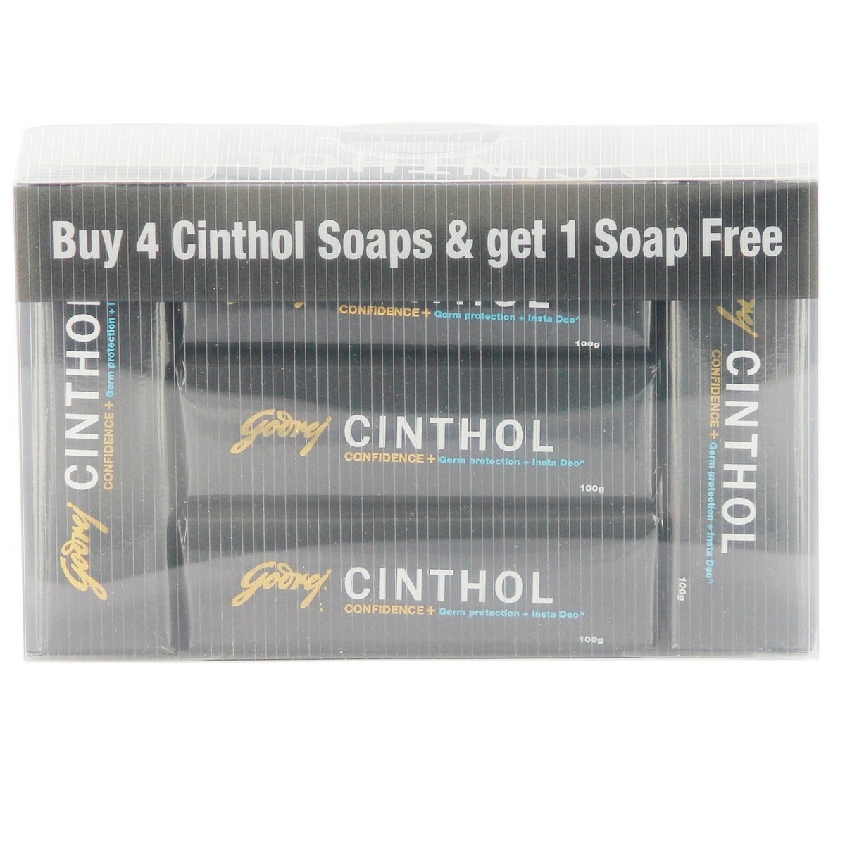 Cinthol Soap Confidence 100g  4 + 1 Free