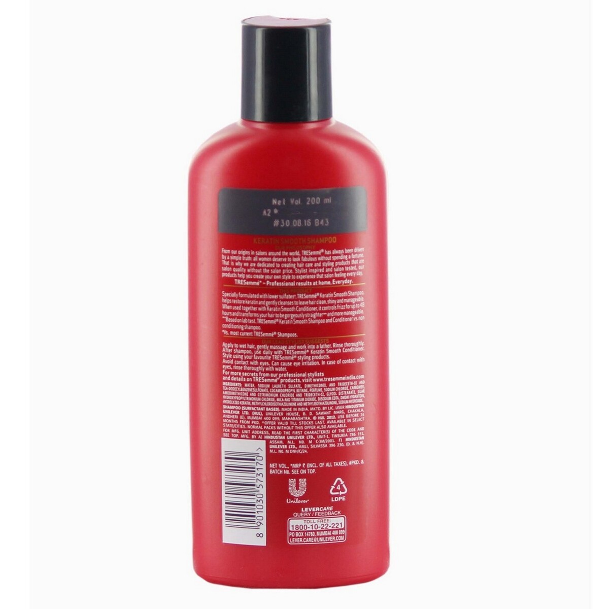 TRESemme Shampoo Keratin Smooth 190ml