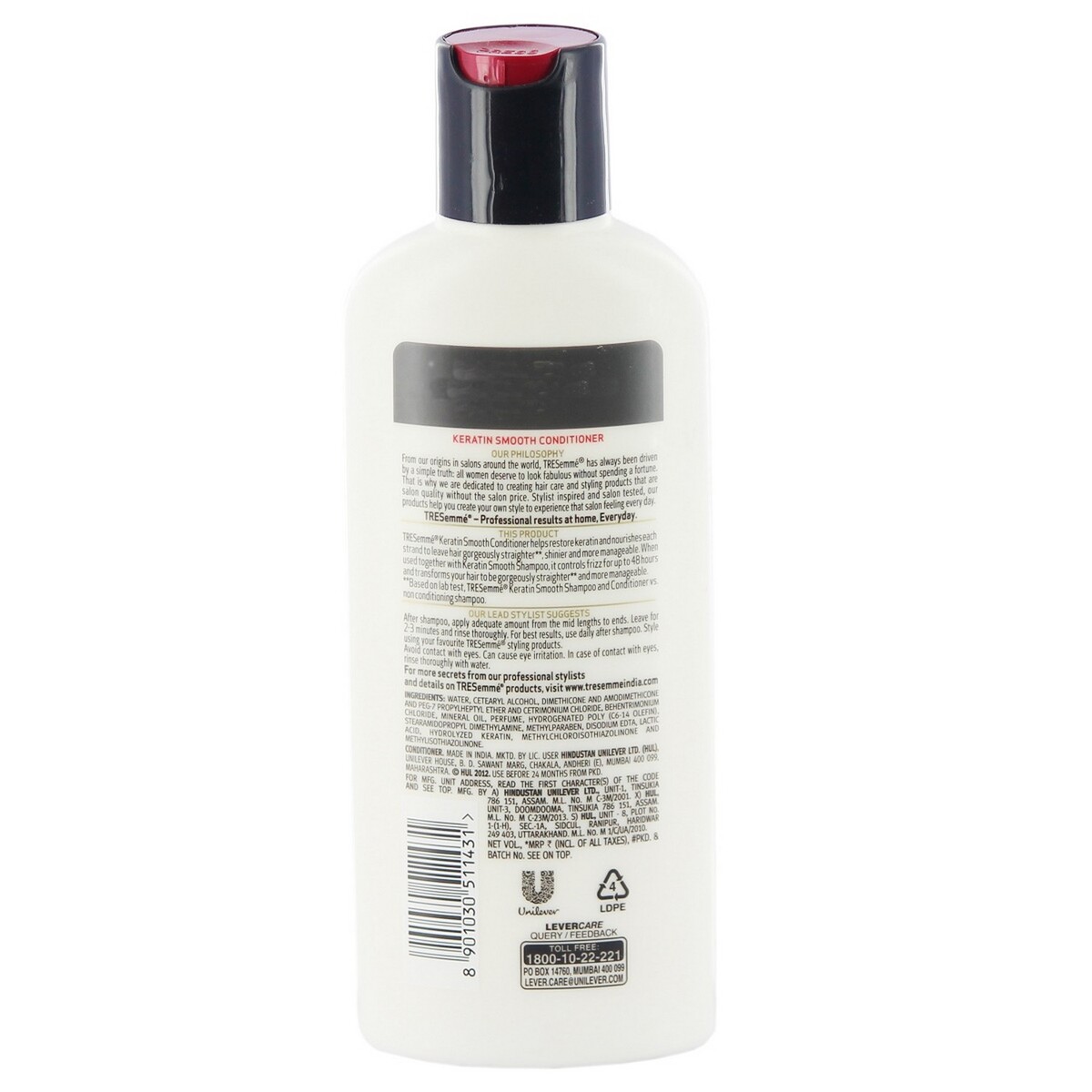 TRESemme Conditioner Keratin Smooth 190ml