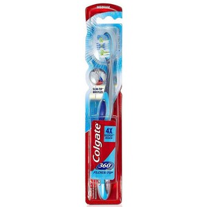 Colgate Toothbrush 360° Floss Tip Medium 1 Pc Assorted Colours