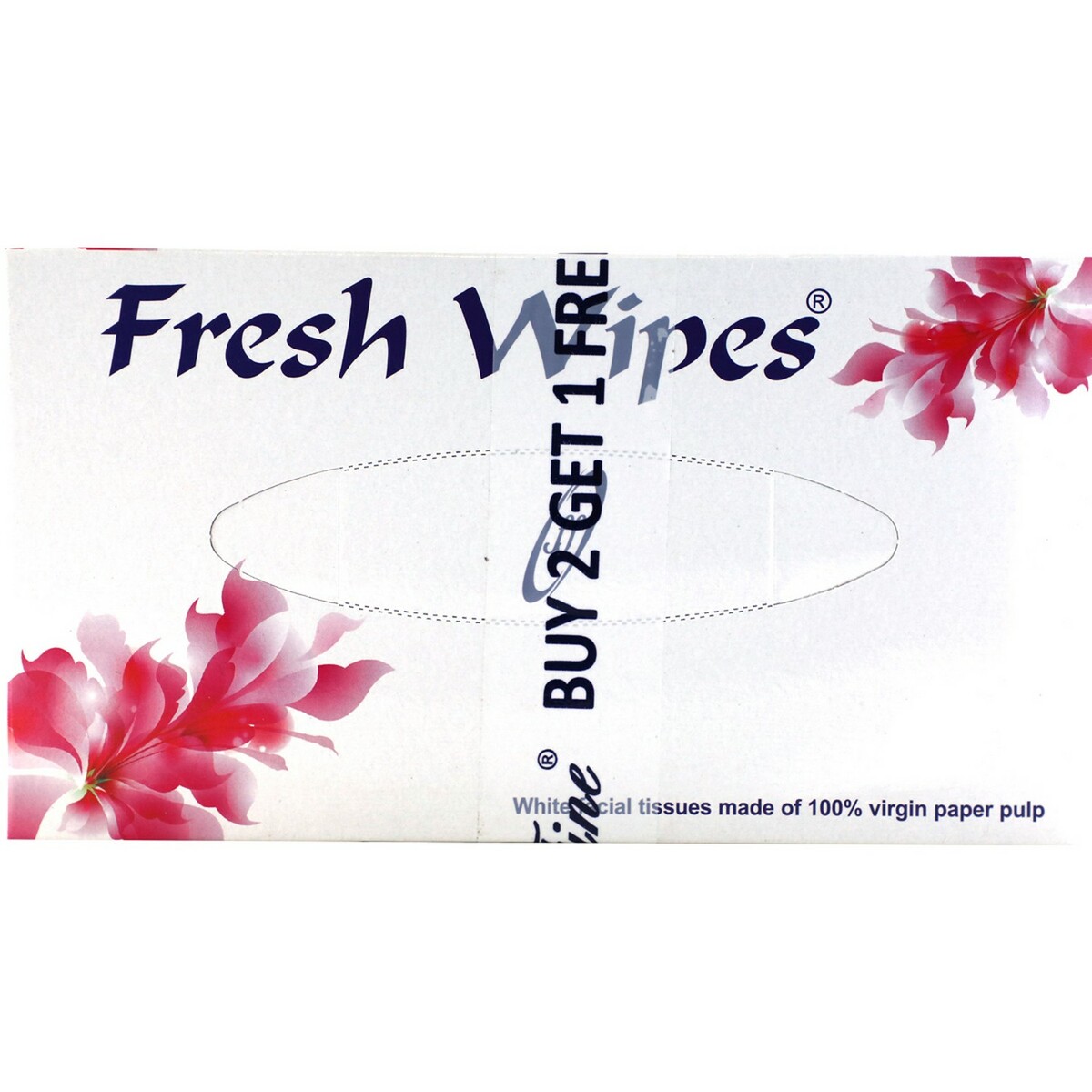 Fresh N Fine Facial Tissue Wipes 2 ply 100s 2+1