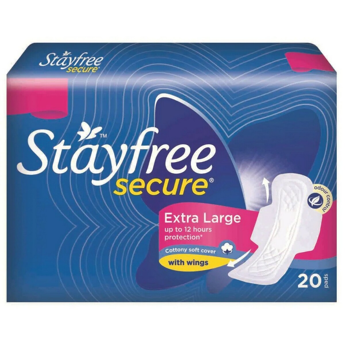 Stayfree Secure XL Wings 20's