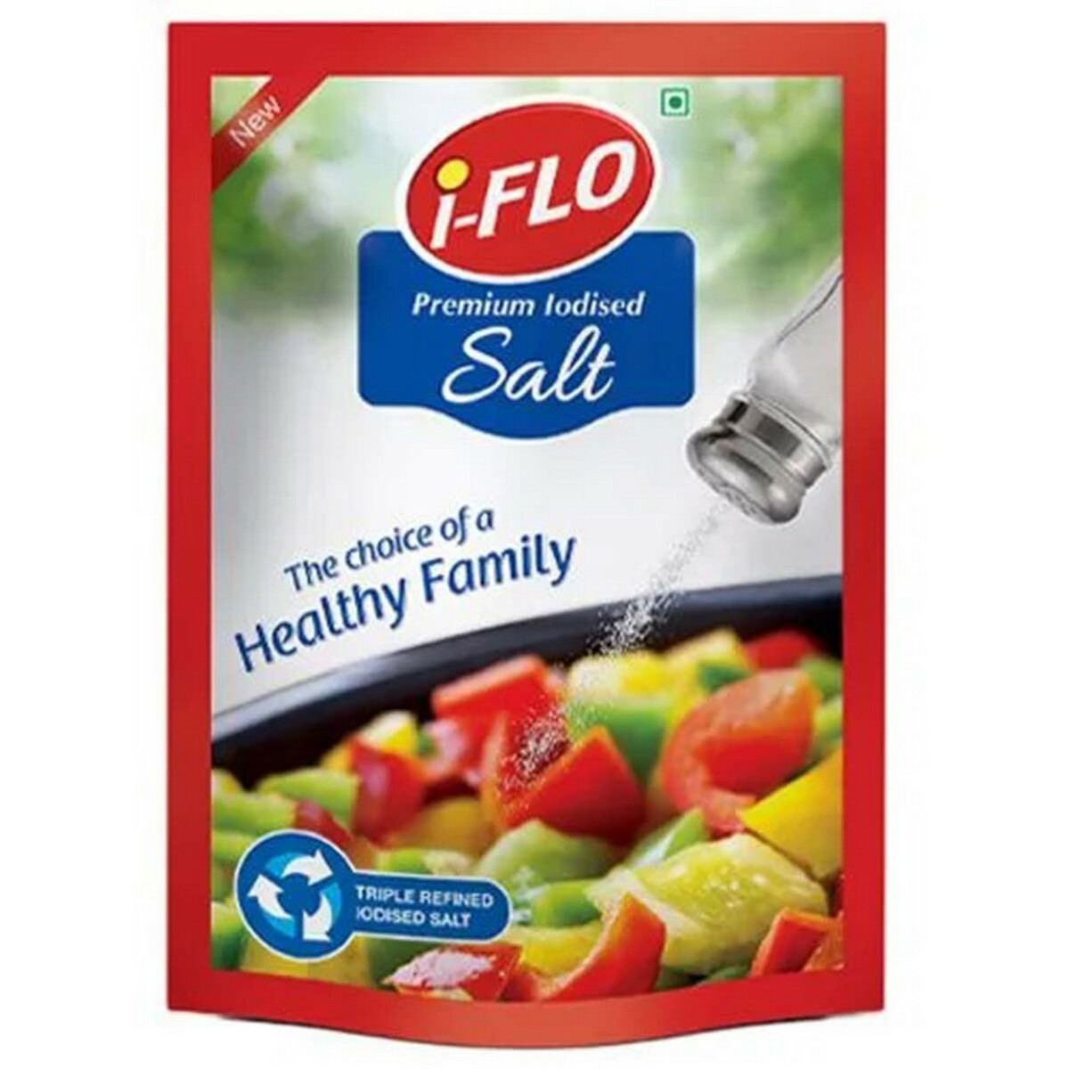 I-Flo Premium Iodised Salt 1kg