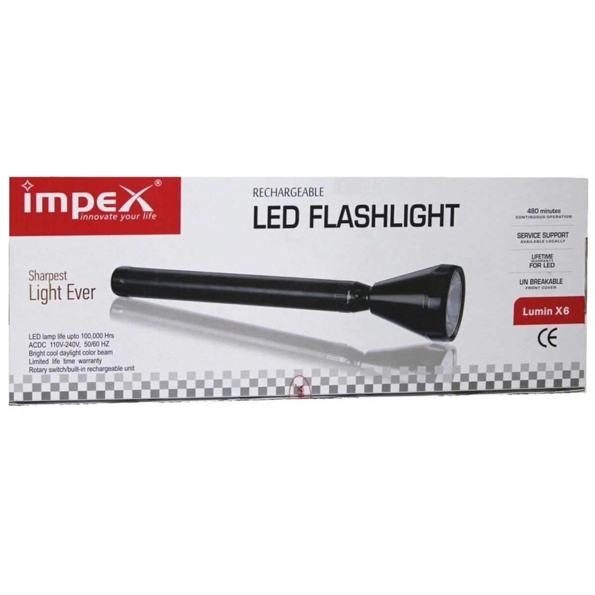 Impex Led Flashlight Lumin X6