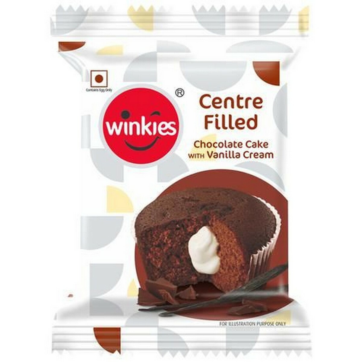 Winkies Centre Filled Cake Choco 30gm
