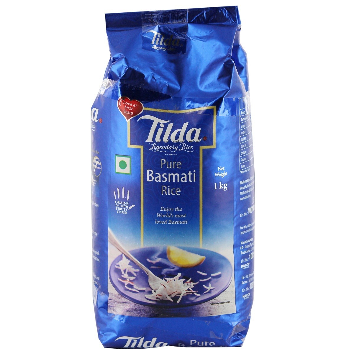 Tilda Pure Basmati Rice 1kg
