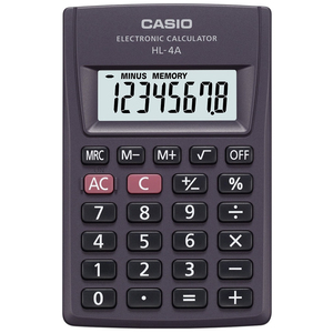 Casio HL 4A Basic Calculator