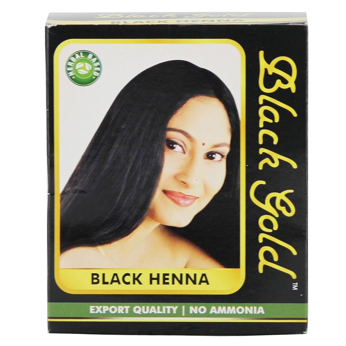 Buy Black Gold Black Henna Hair Dye Powder 50g Online - Lulu Hypermarket  India
