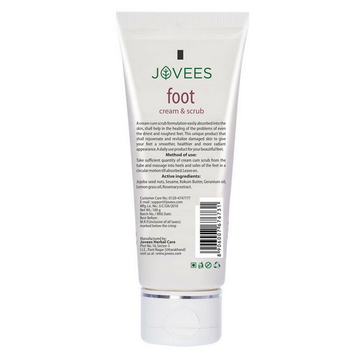 Jovees Foot Care 2 In 1 100g