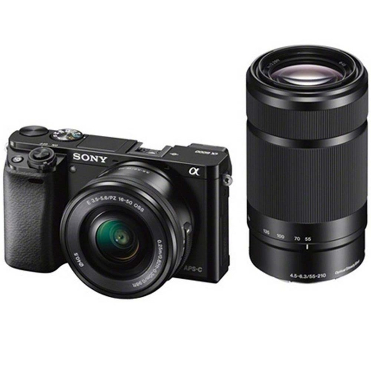 Sony DSLR Camera 6000Y 16-50 & 55-210mm
