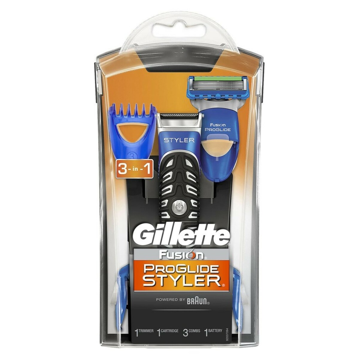 Gillette  Razor Fusion Proglide Styler  3in1